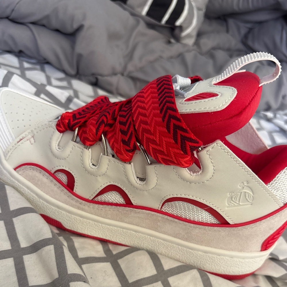 Lanvin Curb ‘White Red’
